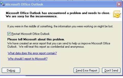 The operation failed due to an installation problem restart outlook and try again что делать