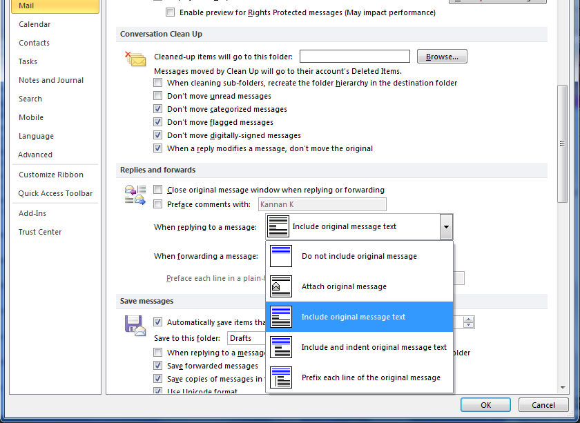 Solved Set margins for HTML emails in Outlook 2010 Experts Exchange