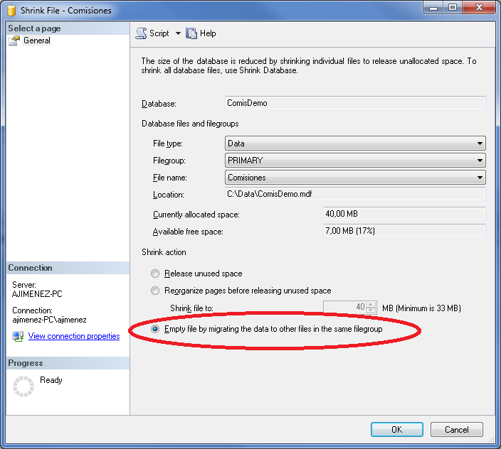 Solved: combining data files and log files | Experts Exchange