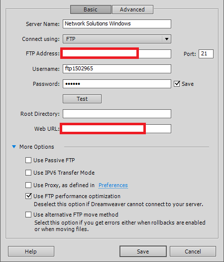 Solved: Dreamweaver Put Error - 