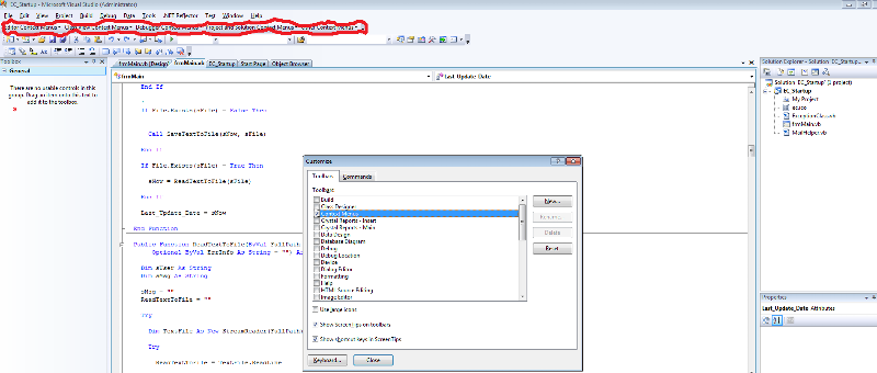Solved: How to customize Visual Studio's code - right click menu to ...