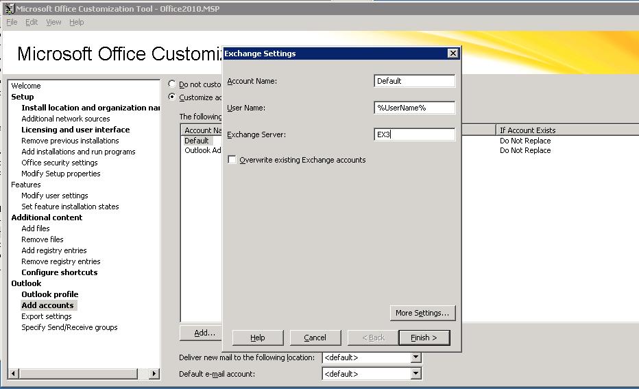 Solved microsoft office customization tool 2010 experts exchange