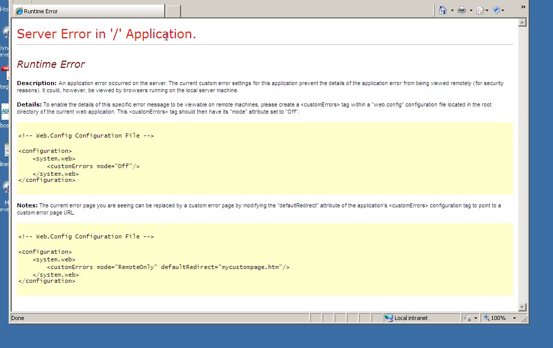 Solved: Sharepoint Runtime Error | Experts Exchange