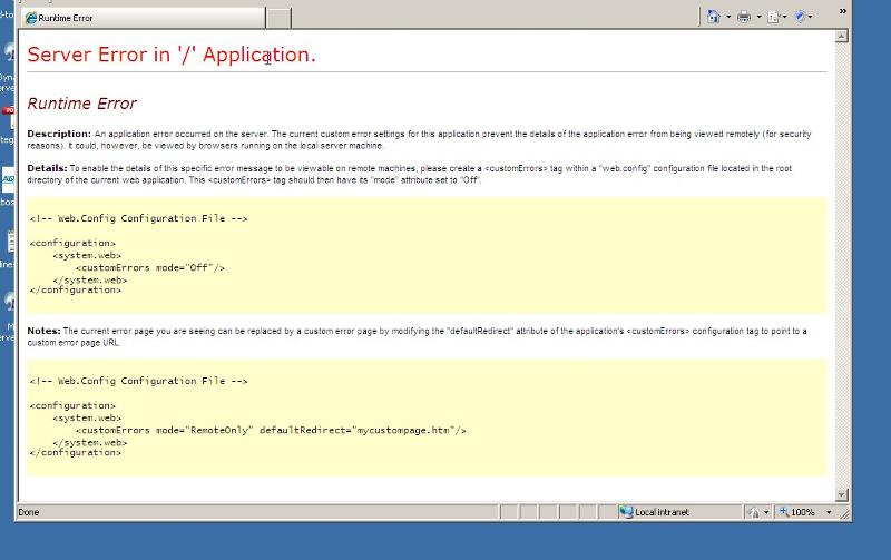 Solved: Sharepoint Runtime Error | Experts Exchange