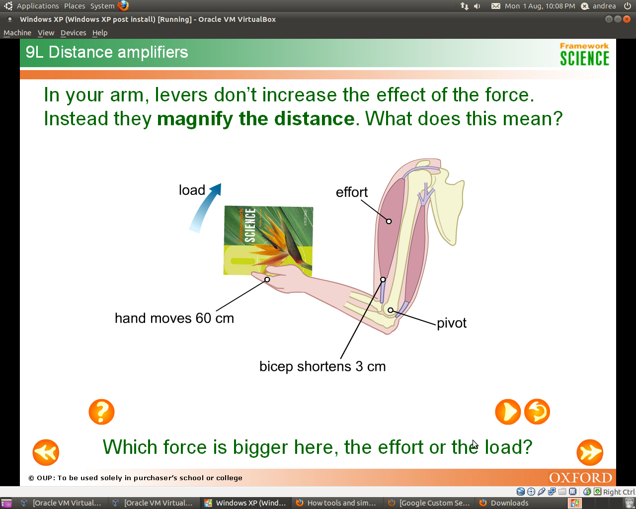 Solved levers as distance magnifier Experts Exchange
