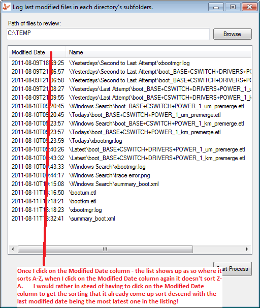 Solved: How to make ListView sort descend on first column in C sharp ...