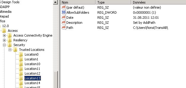 Solved: Access 2007 Runtime Security Notice on TSE | Experts Exchange