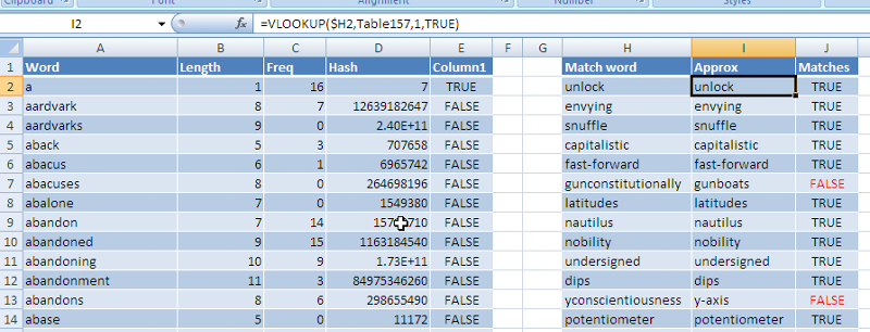 excel-performance-approximate-matching-with-match-and-vlookup