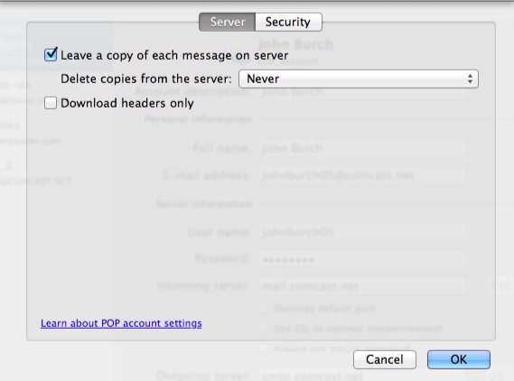 mac mail server offline