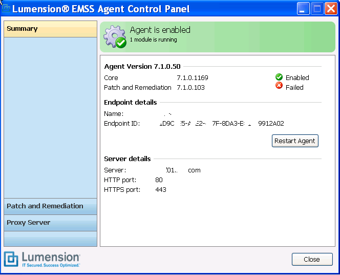 lumension emss agent lumension emss agent
