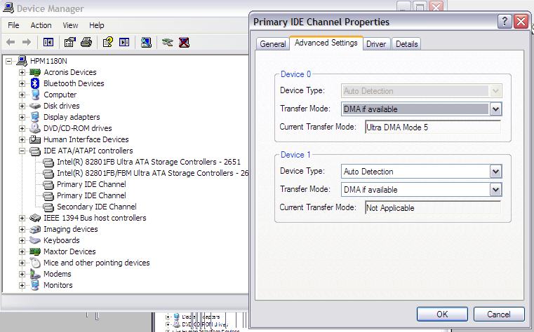 ultra ata intel 82801fb 2651