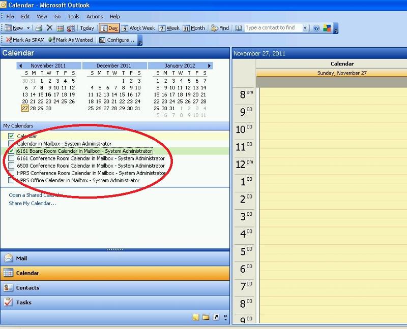 how to create a shared calendar outlook 2003