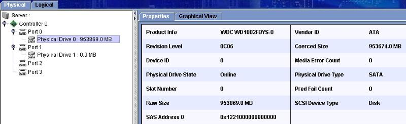Physical Drive Number Solved: Do I have a problem with my raid array? | Experts Exchange