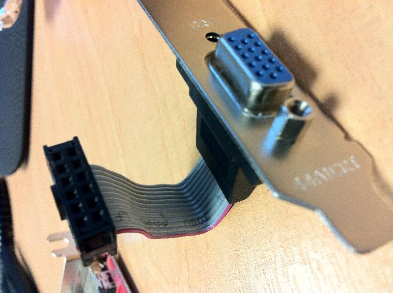 Solved 12pin Cable from Graphics Card to Female VGA interface