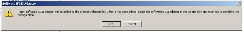 Software iSCSI Adapter added