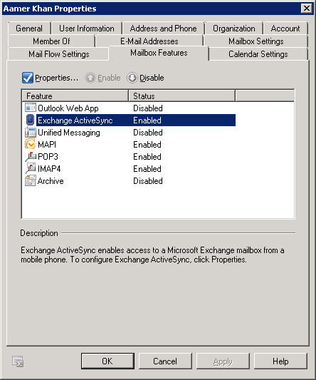 Disable mailbox. Microsoft Action ACTIVESYNC. Linked Mailbox Exchange пикограмма. Mailbox features. Windows ce USB ACTIVESYNC устройства что это.