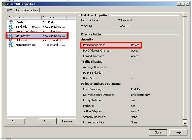 Solved VMware vSwitch Promiscuous Mode Pros & Cons Experts Exchange