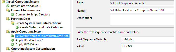 Solved: Set OSCComputername in Task sequence | Experts Exchange