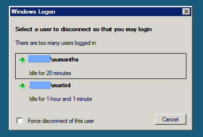 User login does