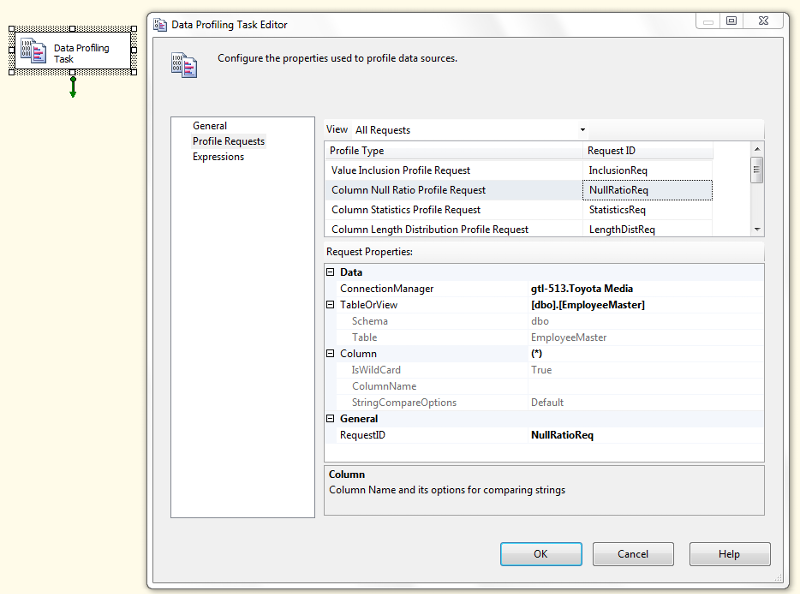 Data profiler