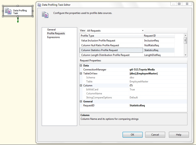 Data profiler