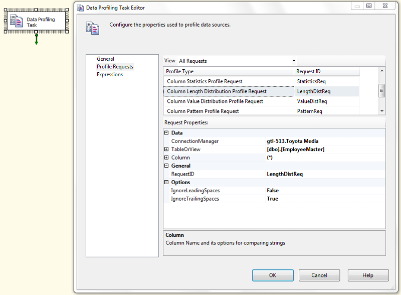 Data profiler