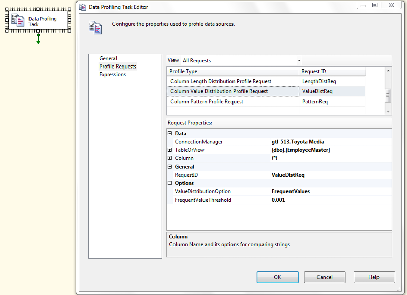Data profiler