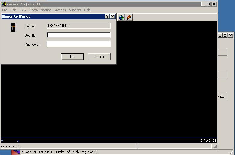 Solved: Have to sign on to AS400 twice through the emulator. Can I make ...
