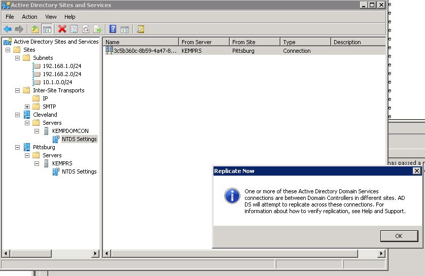 Solved: Domain Controller Replication Probelm | Experts Exchange