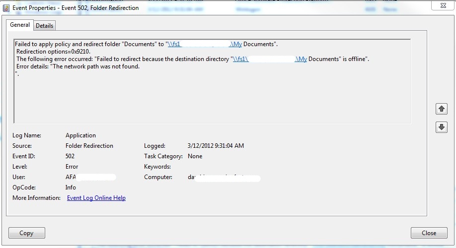 Solved: Windows 7 My Documents folder redirection not working | Experts ...