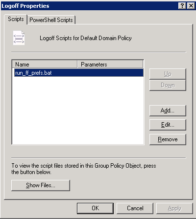 group policy logon script not running