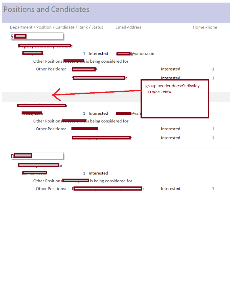 field hidden in my d.b. in report view