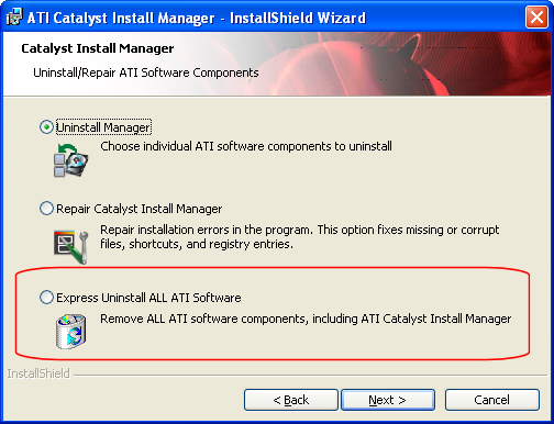 Uninstall Ati Drivers Vista