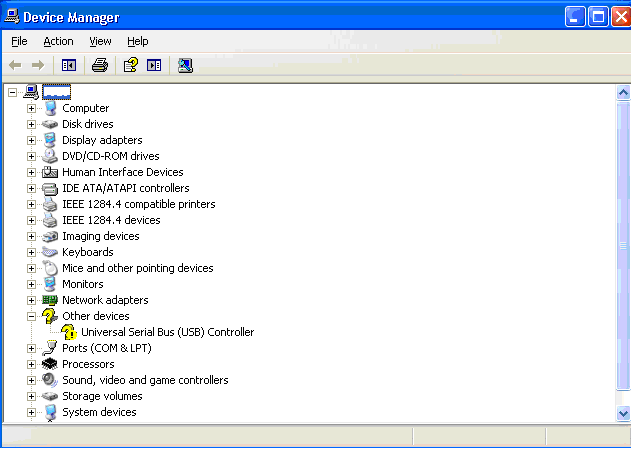 Microsoft standard enhanced pci to usb host controller driver update