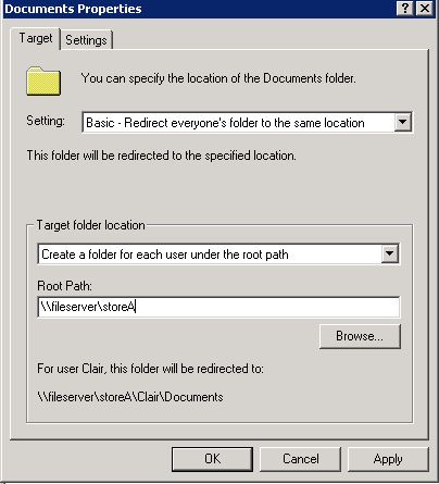 Solved Folder Redirection In Windows 2008 R2 Experts Exchange