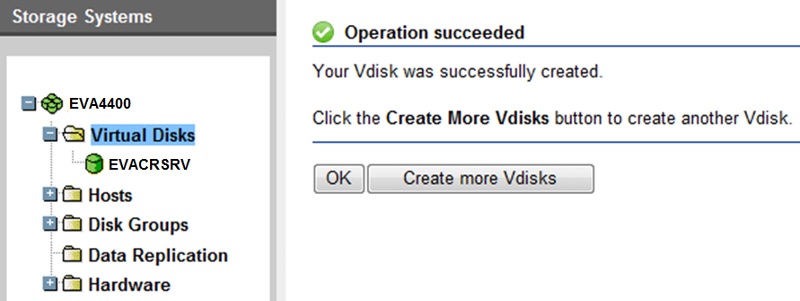 Presenting vDisk1