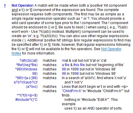 Solved: Regular Expression (Match x, but not y or z) | Experts Exchange