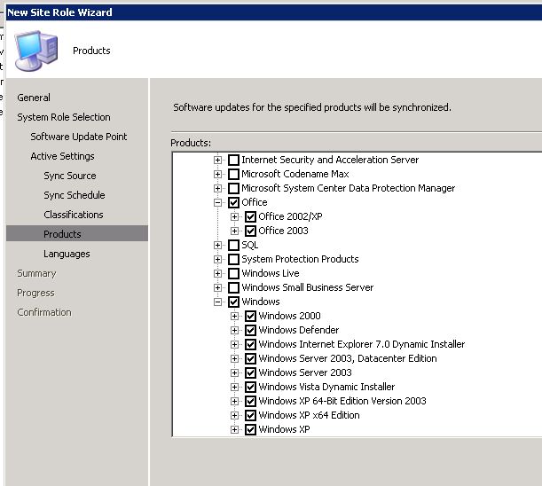 Solved: WSUS error with SCCM 2007 | Experts Exchange