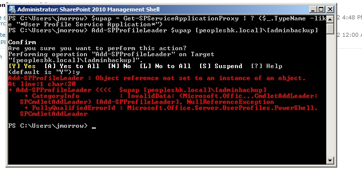 Solved: Sharepoint 2010 Error | Experts Exchange