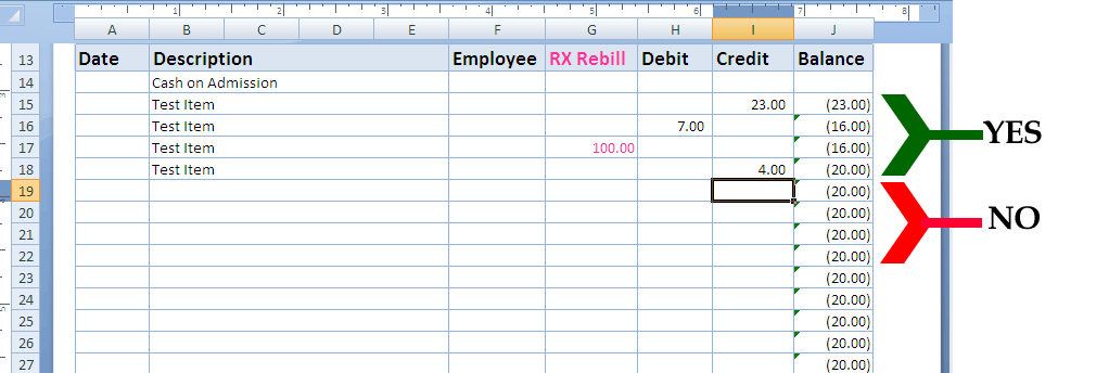 Excel 2007: Do not repeat formula if no new entries to SUM Solutions