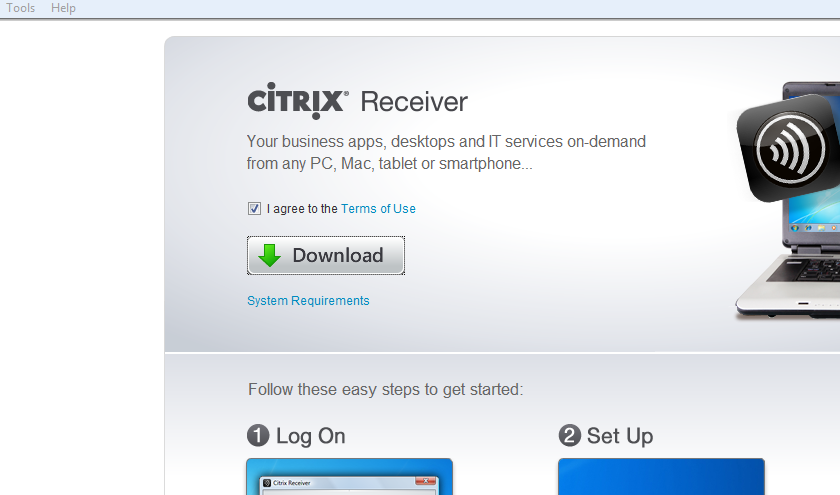 citrix receiver web exe