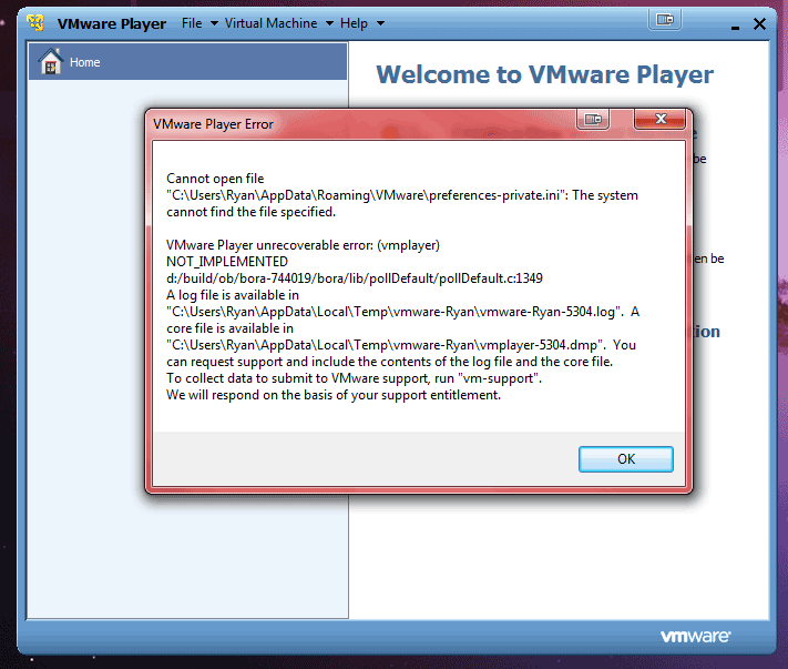 vmware pro vs player