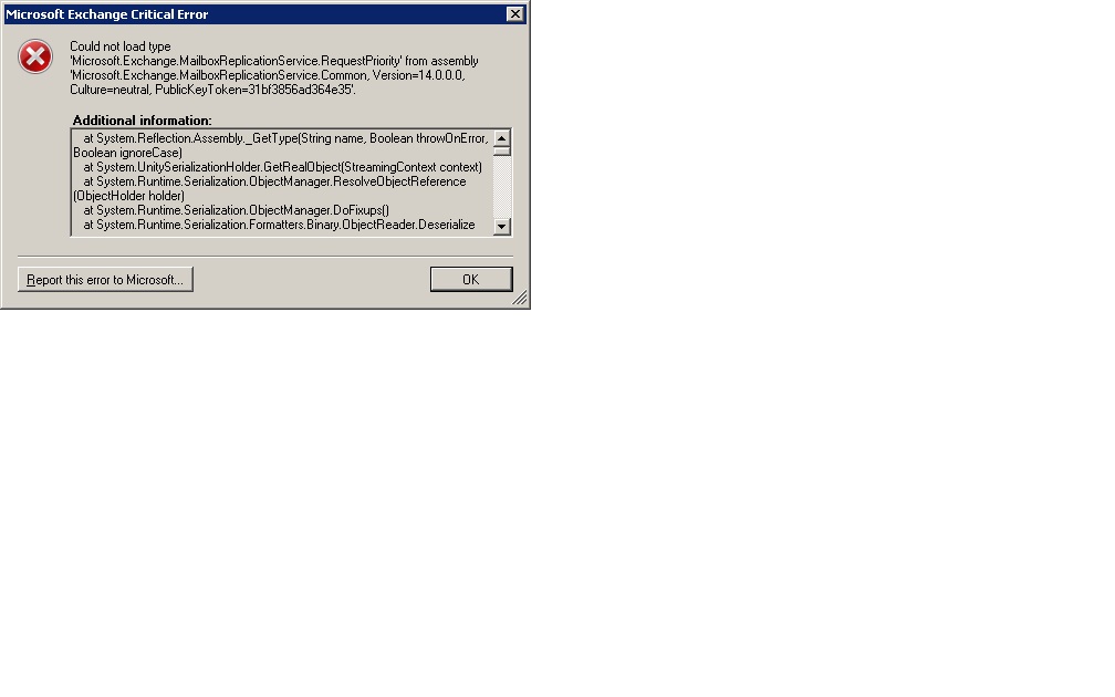 Solved: Exchange 2010 error when moving mailbox and checking Move's ...