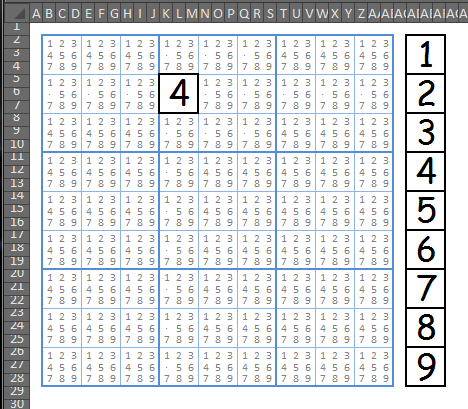 Solve Sudoku Puzzles using Excel Macros - Excel Games