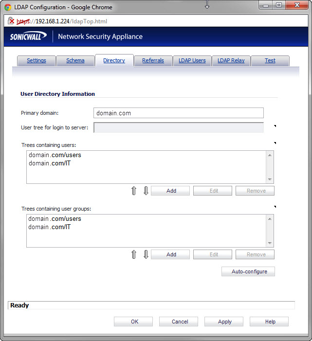 Solved Sonicwall VPN authentication fails when user is moved to a