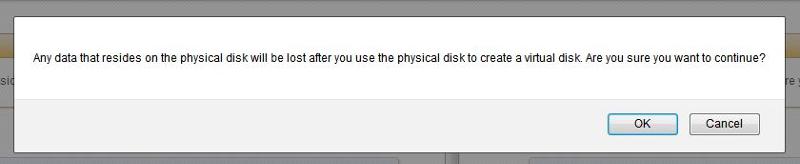 Select OK to erase data