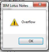 overflow error definition