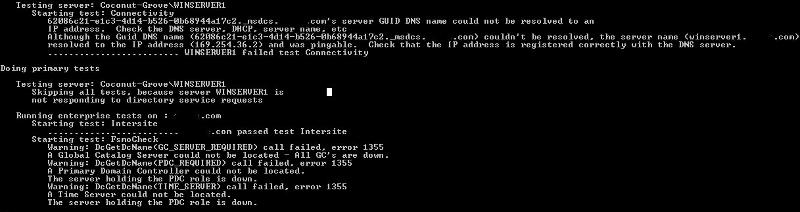 Solved: AD replication error target principal name is incorrect ...