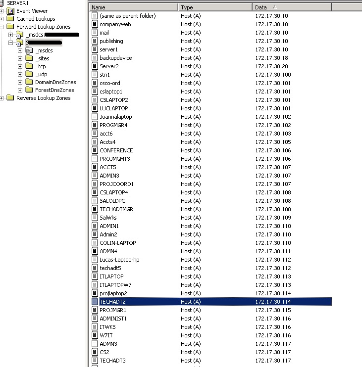 dns server multiple ip addresses