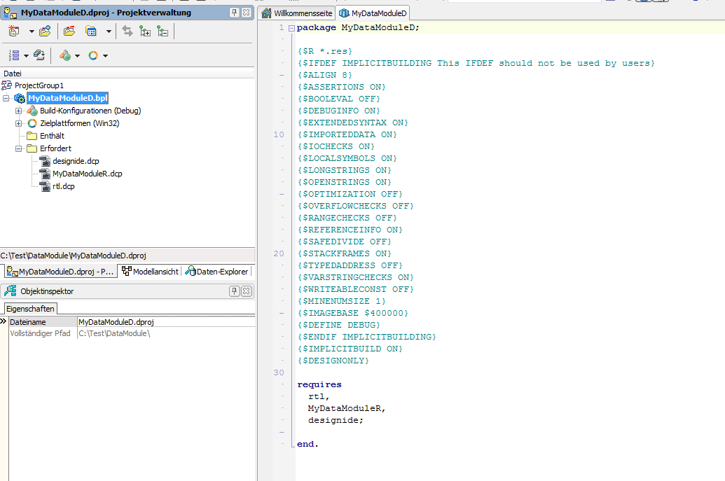 Solved: using own DataModule-Type derived from tDataModule | Experts ...